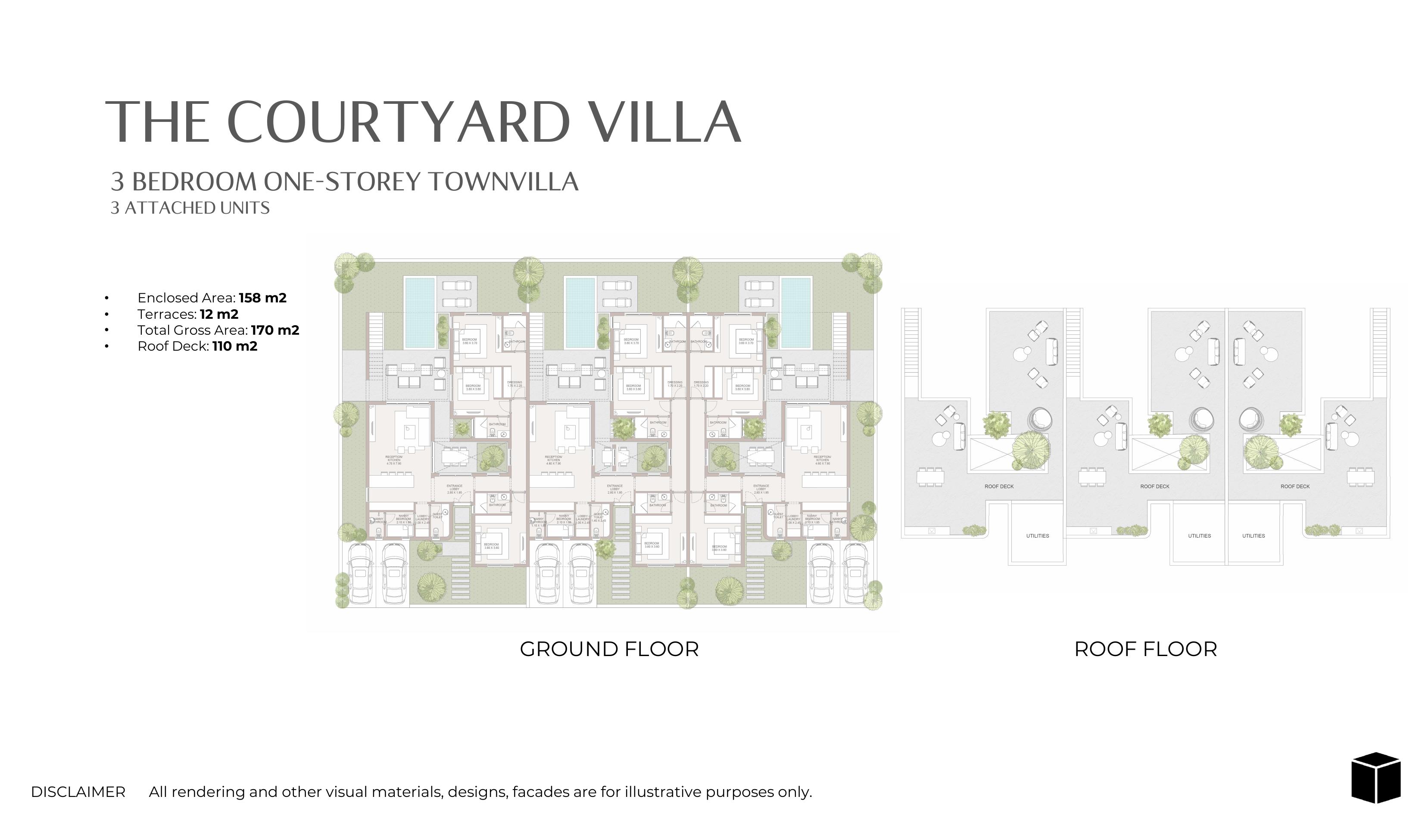 The Courtyard Villa — Layout & floor plan