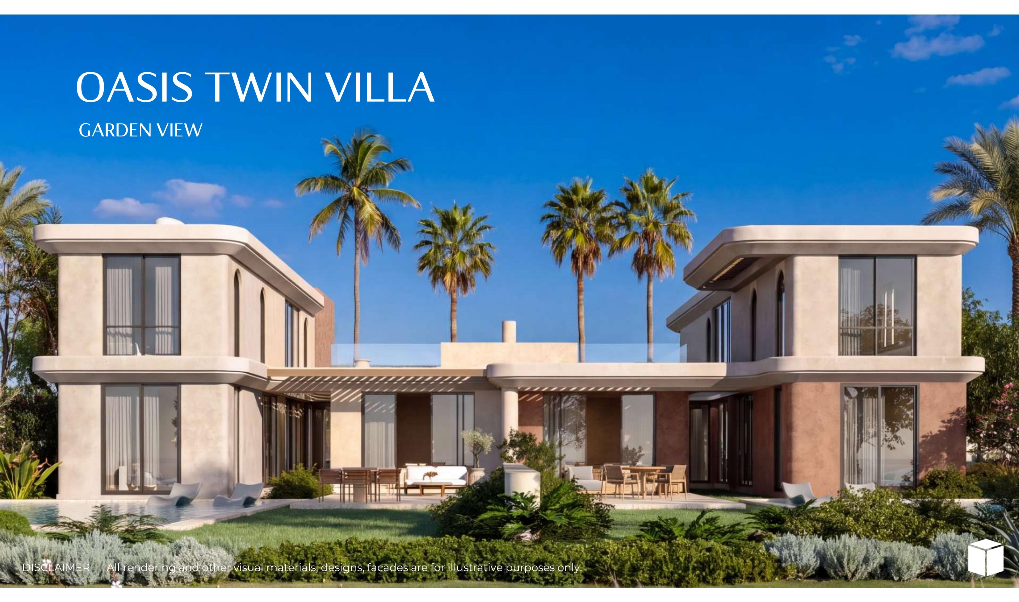 Oasis Twin Villa — Garden